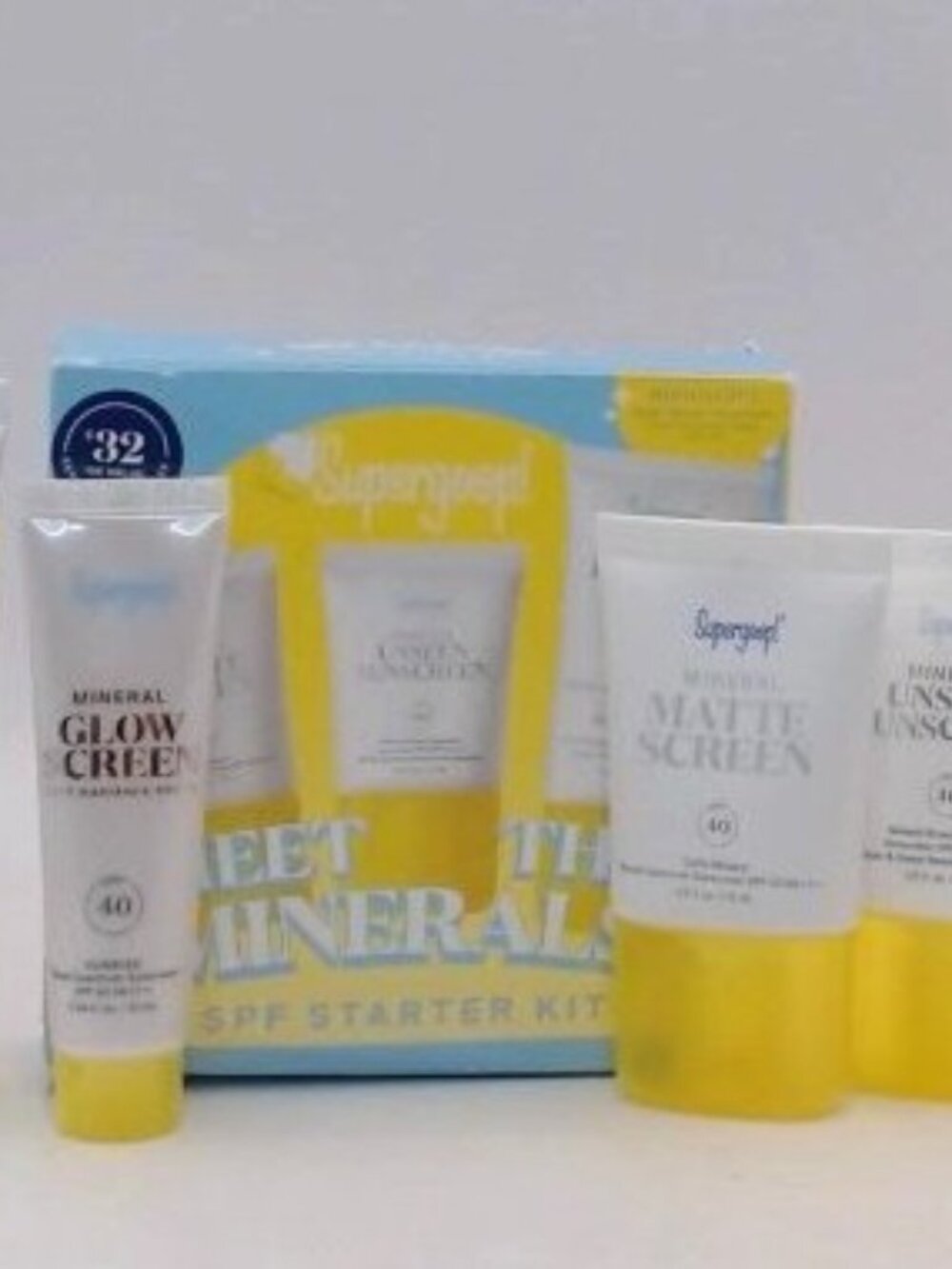 Supergoop! Meet the Minerals SPF‎ Starter Kit, Size: 4.3 FL Oz BRAND NEW IN BOX